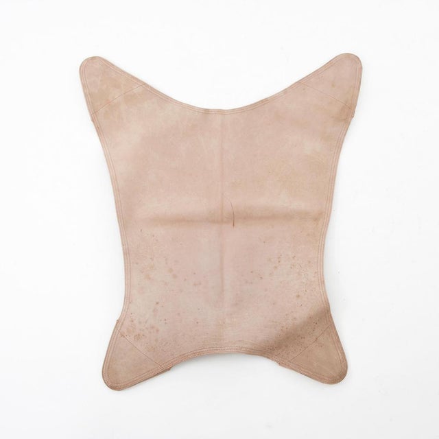 Leather Butterly Chair attributed to Carl Auböck, 1960s For Sale - Image 17 of 18