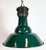 Industrial French Petrol Enamel Pendant Lamp from Sammode, 1950s For Sale - Image 6 of 18