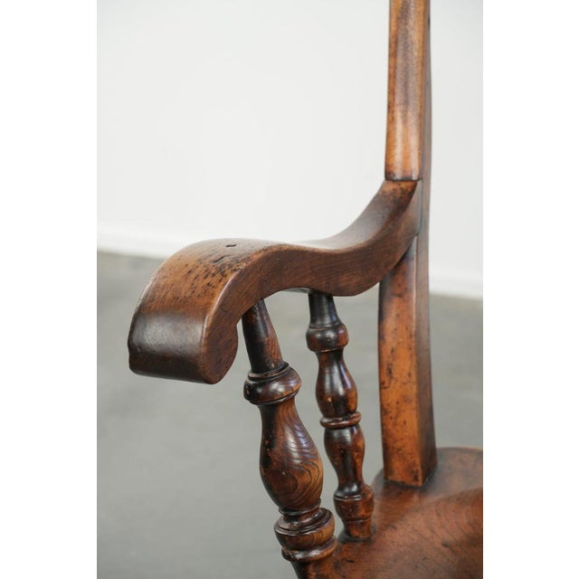 Antique English Wooden Windsor Spindle Chair, Early 19th Century For Sale - Image 11 of 17