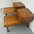 Mid 20th Century Vintage Brandt Furniture Ranch Oak Step Tables With Draws For Sale - Image 5 of 11
