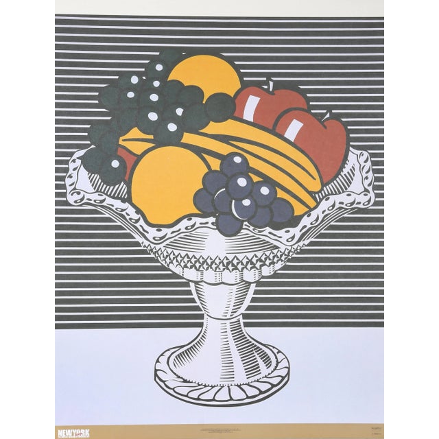 Roy Lichtenstein Fruit Bowl, 1981 Poster Edition: 34 in. x 26.5 in.