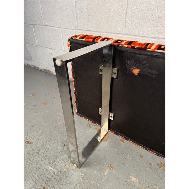 Mid 20th Century Mid-Century Modern Upholstered Bench For Sale - Image 12 of 14