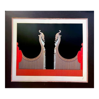 Erté (Romain De Tirtoff), “Aladdin and His Bride” — Hand-Signed Serigraph, 188/300, 36x42 In For Sale