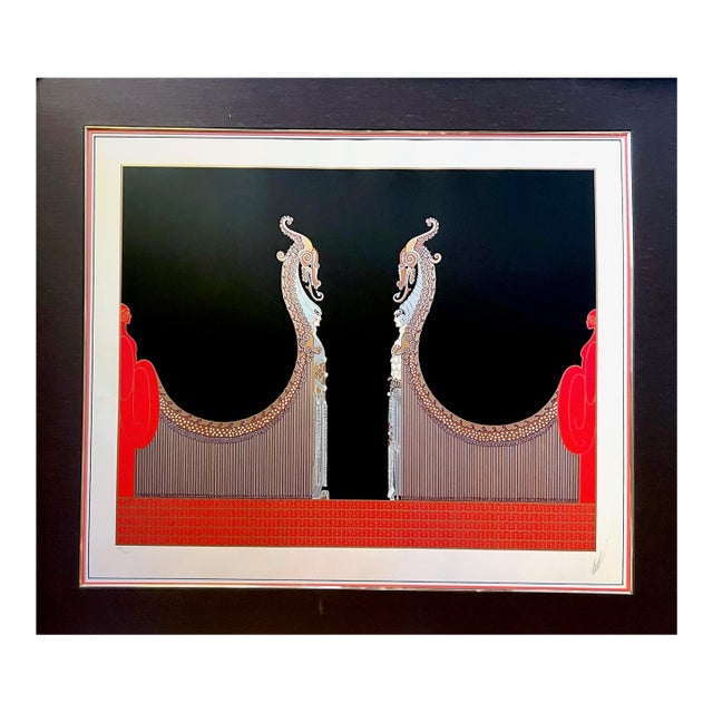 Erté (Romain De Tirtoff), “Aladdin and His Bride” — Hand-Signed Serigraph, 188/300, 36x42 In For Sale