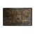 Brutalist Vintage Korean Brutalist Cast Brass Wall Plaque With Stylized Village Scene For Sale - Image 3 of 3