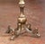 Early 20th Century Early 20th Century French Carved Onyx & Brass Swivel Dolphin Standing Hall Tree For Sale - Image 5 of 8