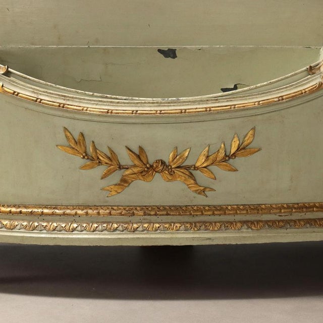 Wood Late 19th Century Neo-Classical Gilded Mirror, Italy For Sale - Image 7 of 11