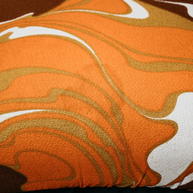 Orange Armchairs Mod Ionica by Guarnacci Padovano Vagnoni, 1970s, Set of 2 For Sale - Image 8 of 12