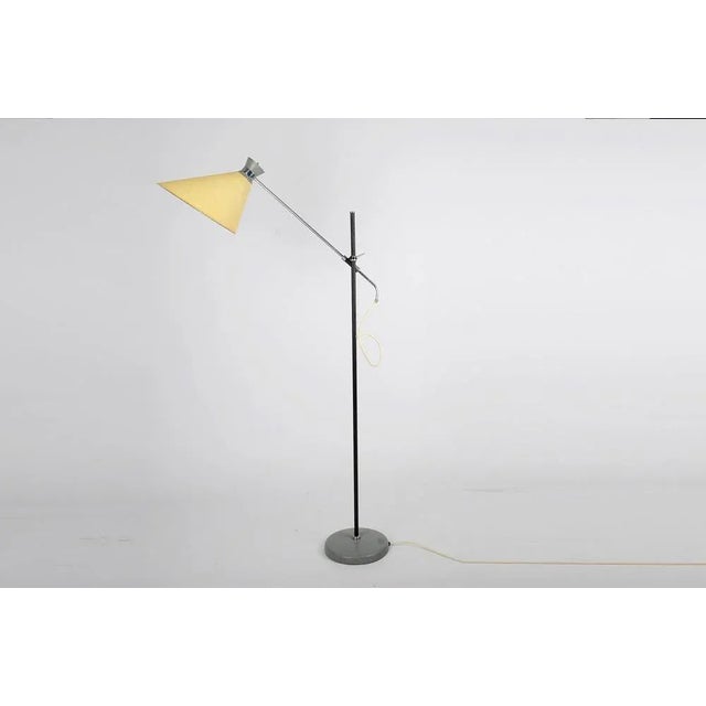 Rare Minimalist floor lamp produced by ZUKOV manufacture based Prague. Zukov Manufacture berore WW2 was owned by famous...