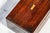 English Delightful Antique Wood Jewelry Box With Key 19th Century Home Decor For Sale - Image 3 of 13