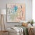 Abstract Sarah Trundle, Contemporary Abstract Painting, "Late to the Party" For Sale - Image 3 of 6