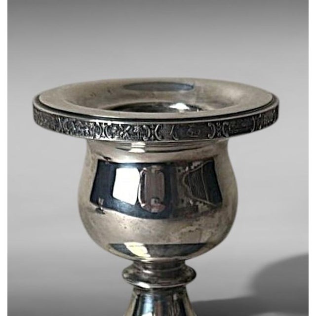 Art Deco Pair American Silver Plate “Dutchardt” Candlesticks by Bernard Rice For Sale - Image 12 of 18