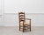 Vintage Armchair in Oak and Straw in the style of Charlotte Perriand, 1950 For Sale - Image 9 of 9