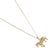 Contemporary Balance Zebra Pendant Gold Chain Necklace For Sale - Image 3 of 6