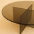 Assembled from Italian glass alone, the Arki is a low table for the space in front of a sofa that occupies a room without...