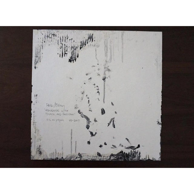 Contemporary Paul Lorenz, Absence with Black and Horizon, American Abstract Contemporary Art, 2007 For Sale - Image 3 of 4