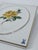 A porcelain plaque * Original Meissen porcelain * Rectangular porcelain plaque * Decoration: Yellow Rose * Hand-painted...