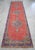 Traditional Ottoman Design Distressed Oushak Runner Rug Faded Colors Low Pile - 3'3″ X 12' For Sale - Image 10 of 15