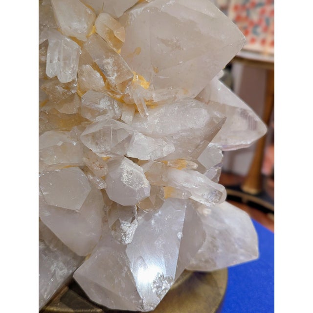 Vintage Quartz Crystal Lamp by Carole Stupell For Sale In San Francisco - Image 6 of 7