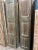 1920s Antique Hand-Carved Double Doors | Rustic Farmhouse Sliding Pantry & Closet Doors 80x32 For Sale - Image 5 of 7