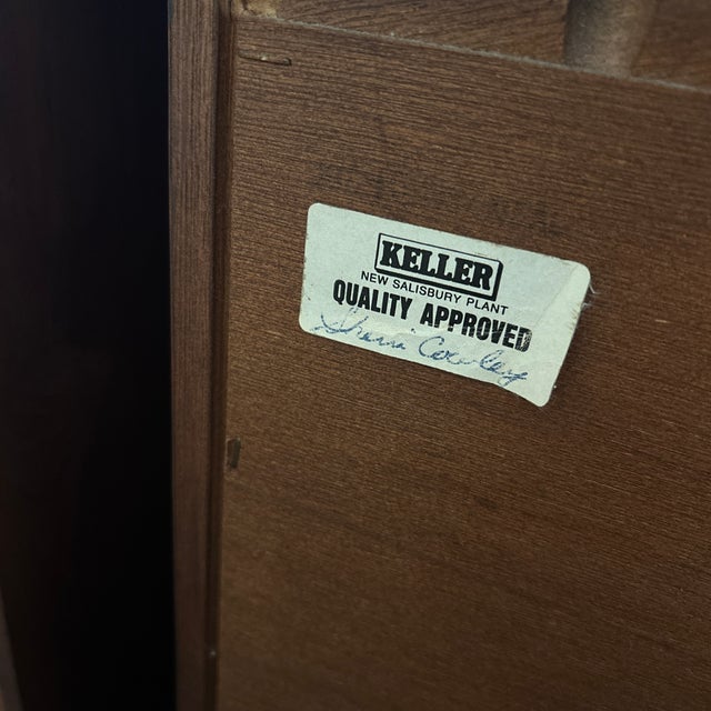 Wood Keller Furniture Co. Solid Oak/Wood Nightstands. For Sale - Image 7 of 8