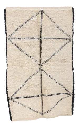 1980s Beni Ourain Moroccan Rug