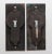 Mid 20th Century Pair of Mid 20th Century Bronze Aesthetic Recessed Pocket Door Plates For Sale - Image 5 of 5
