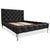 Animal Skin Leather Bed in Black by Bretz Marilyn For Sale - Image 7 of 7