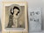 1940s Original Signed Graphite Illustration of Praying Boy With Dog and Christmas Wreath, 12 × 10 In. For Sale - Image 5 of 5