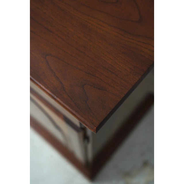 Stickley Solid Cherry Raised Panel Server Cabinet For Sale - Image 11 of 18