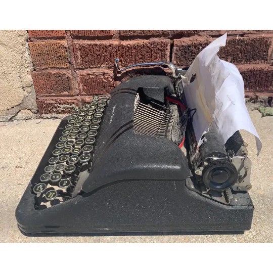 American Vintage Smith Corona Sterling Typewriter For Sale - Image 3 of 9