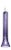 Clarion Pendant Light from the Flashlight Collection in Blue Lilac For Sale