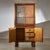 Vintage Oak Display Cabinet with Sliding Glass Panels, 1950s For Sale - Image 3 of 18