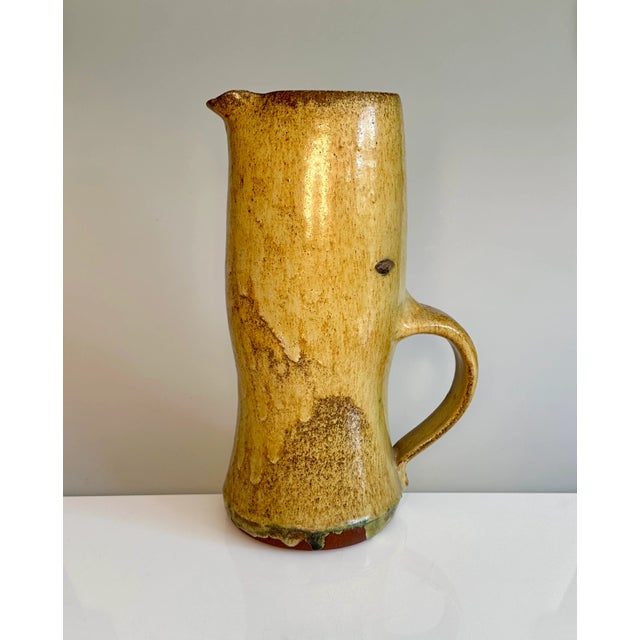 Large Sculptural Studio Ceramic Art Jug Vase by Helma Klett, Germany, 1940s For Sale - Image 6 of 18