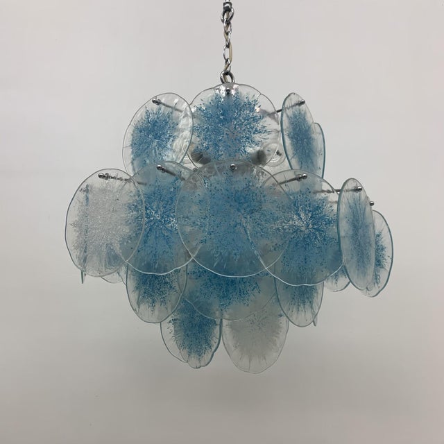 Disc Chandelier by Vistosi, 1970s For Sale - Image 14 of 18