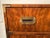 Brown Walnut Campaign Dresser in the Style of Henredon For Sale - Image 8 of 13