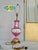 Pink Vintage French Sevres Style Pink Porcelain Urn Table Lamp With Dual-Sided Hand-Painted Scenes For Sale - Image 8 of 12