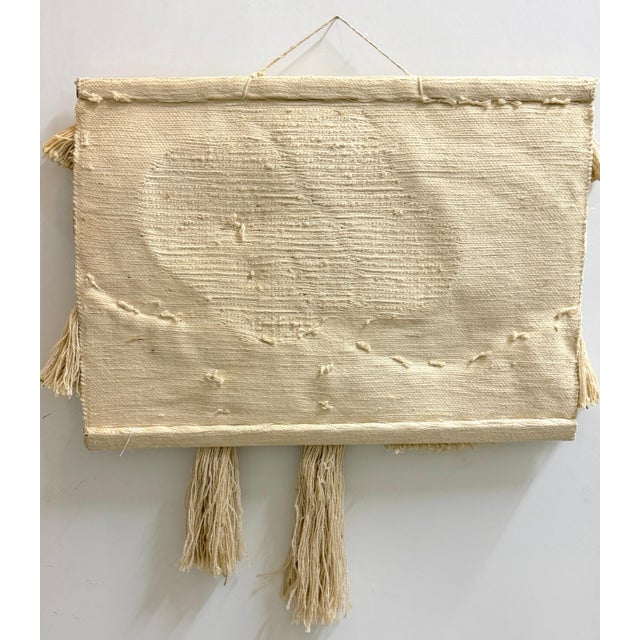 Late 20th Century Dan Friedman Large Fiber Art Wall Hanging, Wool, Cotton & Wood, 1970s For Sale - Image 5 of 18