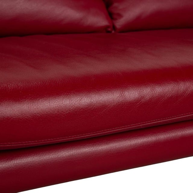 Two-Seater Sofa in Leather from de Sede For Sale - Image 6 of 17