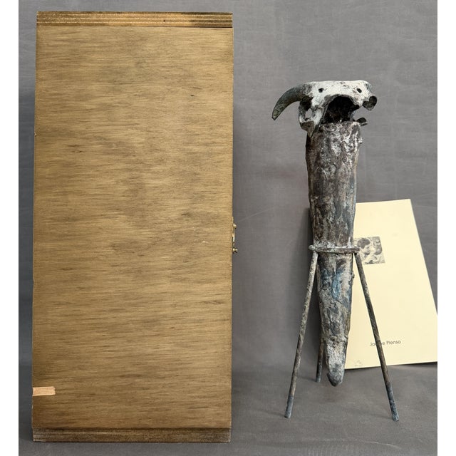 Jaume Plensa, Penagos Prize Sculpture, 1989, Bronze For Sale - Image 11 of 13