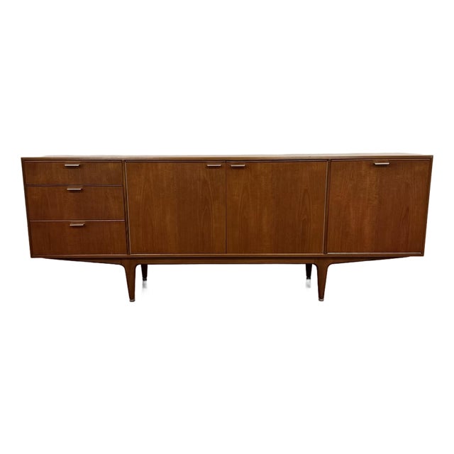 A.h. McIntosh Teak Metal Pulls Sideboard / Bar For Sale