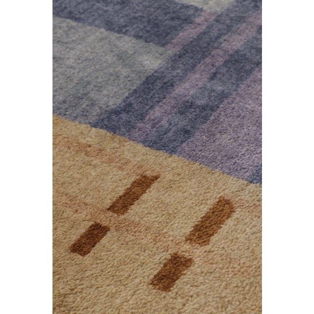 Contemporary Art Deco Geometric Wool Rug by Rug & Kilim, India For Sale In New York - Image 6 of 11