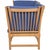Spokeback Sofa in Blue Fabric by Børge Mogensen, 1994 For Sale - Image 12 of 17