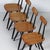 Pirkka Dining Set by Ilmari Tapiovaara for Asko & Laukaan Puu, 1950s, Set of 6 For Sale - Image 9 of 11