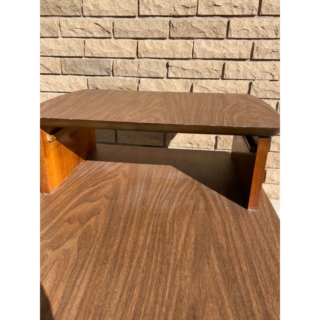 Wood Mid 20th Century Vintage Mid Century Modern Lane Reflection Side Table For Sale - Image 7 of 12