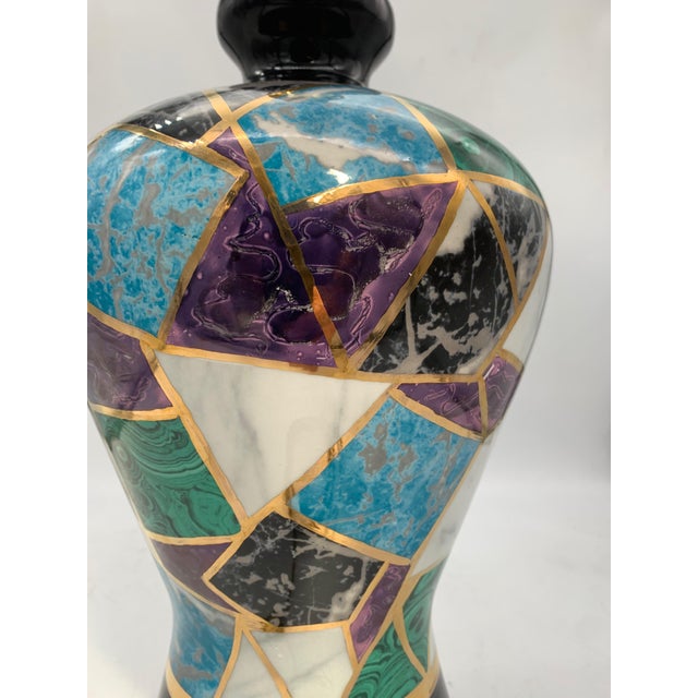 1980s Ceramic Table Lamp from Boni, 1980s For Sale - Image 5 of 7