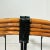Black 1960's Modern Sculptural Bent Bamboo and Iron Armchair For Sale - Image 8 of 9