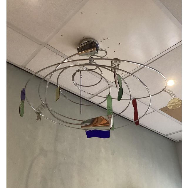 Metal Italian Melissa Sibilla Chandelier by Toni Cordero for Artemide, 1990s For Sale - Image 7 of 9