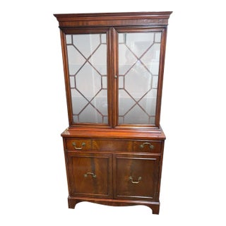 Mid 20th Century George III Style Cherry Bookcase For Sale