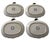 Early 21st Century Vintage Crofton White Harvest Pumpkin Plates - A Set 4 For Sale - Image 5 of 12